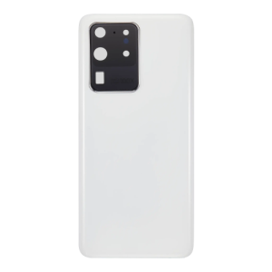 Back Cover With Camera Lens Compatible for Samsung Galaxy S20 Ultra - Cloud White